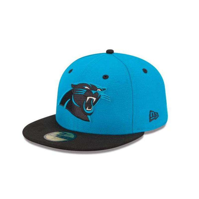 NFL Carolina Panthers 2tone 59Fifty Fitted (HVG9527) - Blue New Era Caps